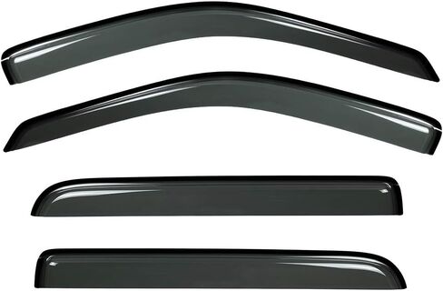 JJ for 02-10 Explorer Mountaineer 03-05 Aviator 4D Dark Smoke Out-Channel Outside Mount Style Wind Sun Rain Guard Deflector Window Visorss 94819 in Saudi Arabia