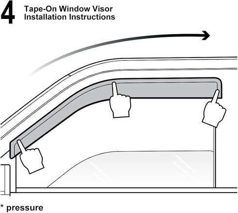 JJ for 02-10 Explorer Mountaineer 03-05 Aviator 4D Dark Smoke Out-Channel Outside Mount Style Wind Sun Rain Guard Deflector Window Visorss 94819 in Saudi Arabia