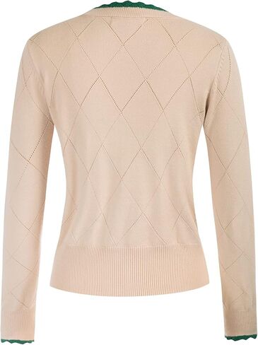 Belle Poque Long Sleeve Cardigan Sweater for Women Cropped Cardigan Shrugs in Kuwait