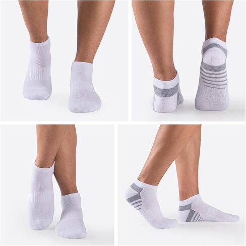 COOVAN 12 Pack Mens Ankle Low Cut Socks Athletic Running Cushion Casual Socks 12 Pairs in Saudi Arabia
