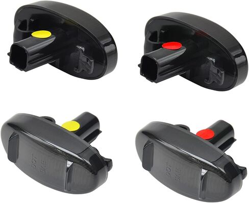 LED Dually Bed Fender Side Marker Lights Replacement for F250 F350 F450 F550 Super Duty 2011-2018, Smoke Lens in Saudi Arabia
