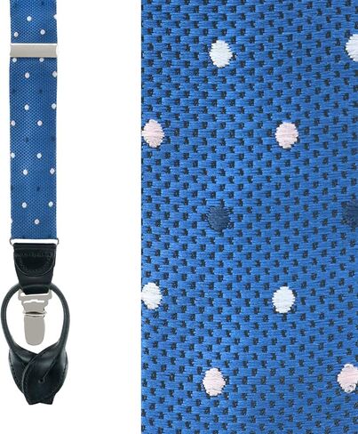 Trafalgar 32MM Polka Dot Convertible Braces in Saudi Arabia