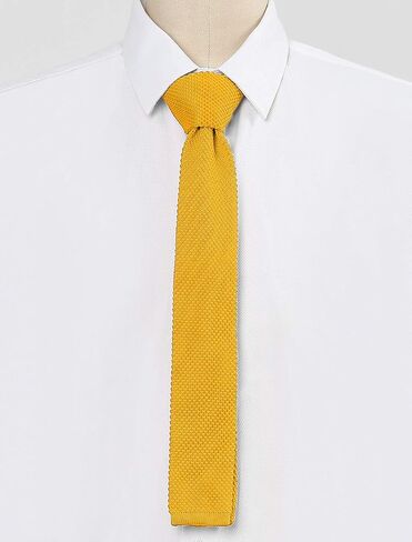 Allegra K Men's Self-Tied Solid Color Skinny Flat Tips Designed Knit Ties in Saudi Arabia