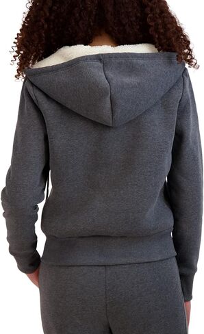 BEARPAW Women's Zip Up Sherpa Lined Hoodie with Pockets in Saudi Arabia