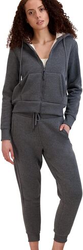 BEARPAW Women's Zip Up Sherpa Lined Hoodie with Pockets in Saudi Arabia
