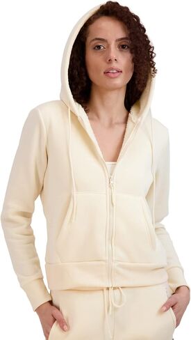 BEARPAW Women's Zip Up Sherpa Lined Hoodie with Pockets in Saudi Arabia