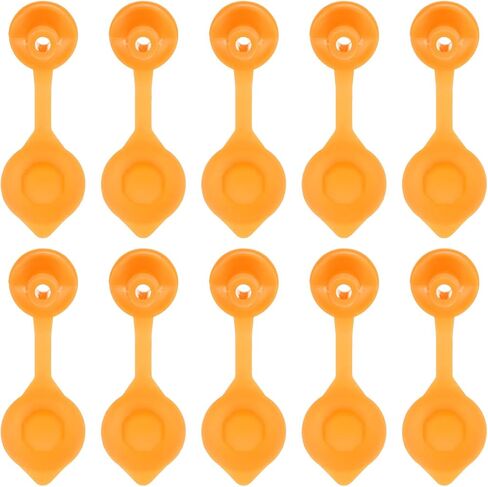 harfington 50pcs الوقود الغاز يمكن تنفيس قبعات 8 × 60mm البلاستيك خزان الغاز إبريق تنفيس طوق غطاء لأباريق الوقود المعدنية الطراز القديم الغاز الوقود المياه يمكن إبريق، أصفر in Saudi Arabia