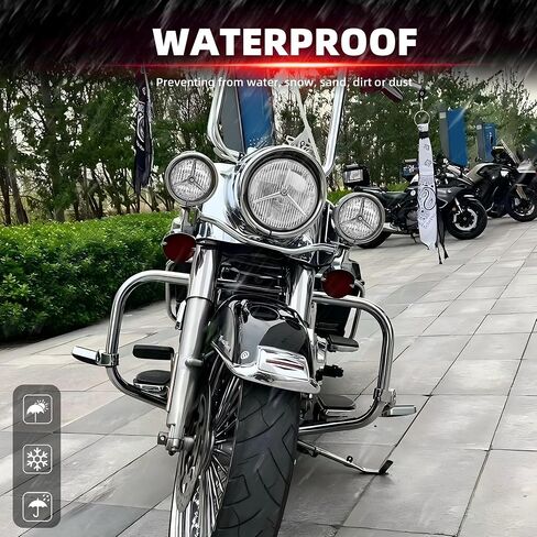 FATECIM 4.5" Motorcycle H3 LED Fog Lights Passing Lamps Driving Auxiliary Lights Spotlights + Housing Bucket with Tri Bar Visor for Harley Honda Kawasaki Suzuki Yamaha Cruiser Chopper Bobber Chrome in Kuwait