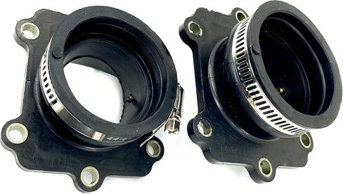 2X Intake boot Carburetor Mounting Flange Snowmobile Compatible with Arctic Cat Mountain Cat 500 Efi.Powder Special 500.Zl 600 3005-264. Replacement part number: 07-100-56 (2) in Kuwait