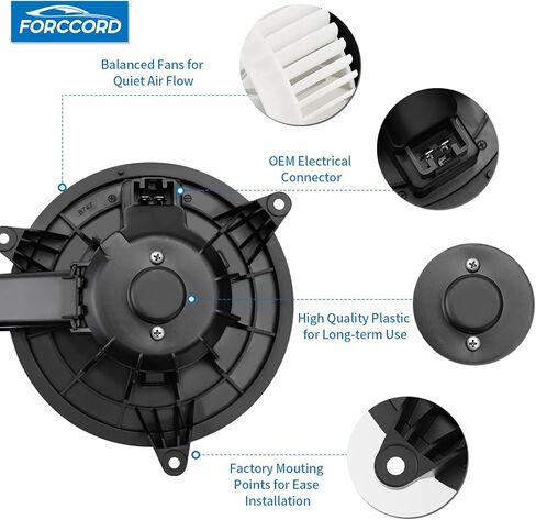 HVAC Fan Blower Motor Compatible with 2009-2017 Ford Expedition, 2009-2014 F-150, 2009-2017 Lincoln Navigator AC Heater Blower Motor Assembly Replace# CL1Z19805A AL1Z19805A in Saudi Arabia
