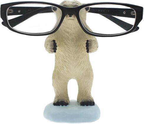 The Polar Bear Animal Shape Eyeglass Holder Retainer,Sunglass Holder Spectacle Holder Eyeglass Display Stand Office Home Decoration Gift in Kuwait