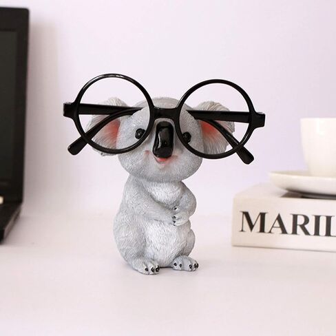 The Polar Bear Animal Shape Eyeglass Holder Retainer,Sunglass Holder Spectacle Holder Eyeglass Display Stand Office Home Decoration Gift in Kuwait