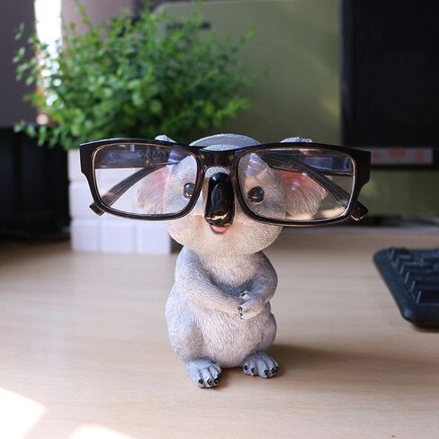 The Polar Bear Animal Shape Eyeglass Holder Retainer,Sunglass Holder Spectacle Holder Eyeglass Display Stand Office Home Decoration Gift in Kuwait