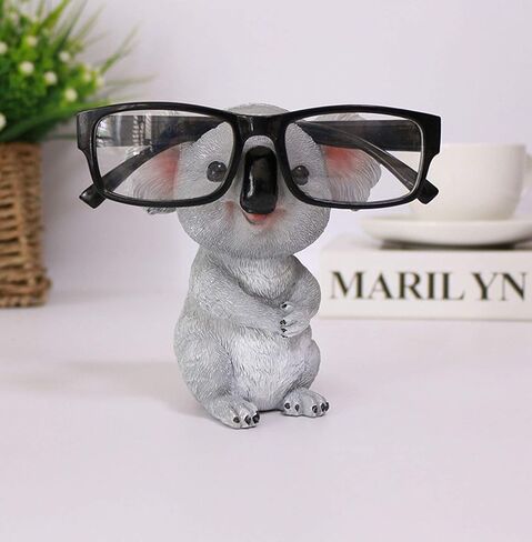 The Polar Bear Animal Shape Eyeglass Holder Retainer,Sunglass Holder Spectacle Holder Eyeglass Display Stand Office Home Decoration Gift in Kuwait