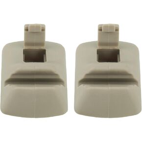 MOTOALL YS4Z-5404132-AAA 2Pcs Grey Sun Visor Retainer Clip Fit for Ford Focus 2000-2004 Replaces# YS4Z5404132AAA