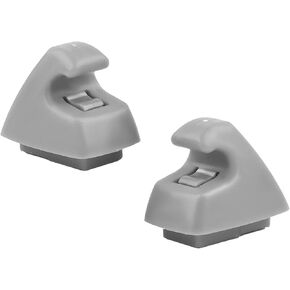 2 PCS Sun Visor Support Retainer Clip, 95994975 95994976 Sun Visor Hook Clip Bracket Replacement, Sunvisor Holder Hook for Cruze 2011-2016 Verano 2012-2017, Car Accessories (Beige)