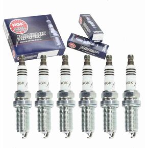 6 pc NGK Iridium IX Spark Plugs compatible with Nissan Frontier 4.0L V6 2005-2019
