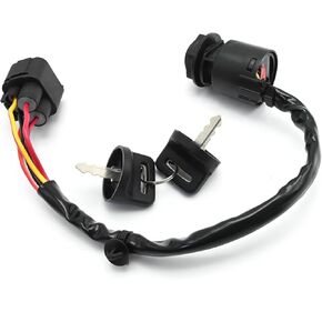 35100-HL3-A01 Ignition Switch with Keys Fit, Replacement for Honda Pioneer 700 SXS700M2 700-4 SXS700M4 2014-2022, Replacement for Honda Pioneer 700 SXS700M2D Deluxe 2017-2022