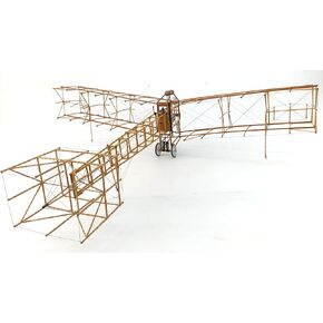 Model Airways MA1021 - Santos Dumont 14 Bis 1906 Airplane - 1:16 Scale 29.5" Wingspan - Fully Detailed Wood Model Kit to Build - Historically Accurate Kit to Assemble