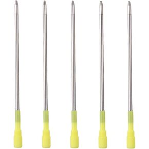 dohobby 5PCS Black Ink Pen Refills Replacement Metal Ballpoint Refills, 3.2 inch Ballpoint Pen Refillable Business Writing Pens, Ink Pen Refills in Saudi Arabia