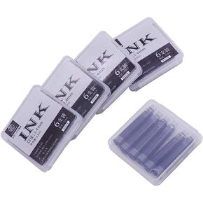 30 PCS Fountain Pen Black Ink Refill Cartridges Suitable for Hongdian Fountain Pen
