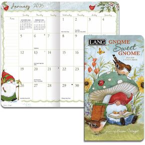LANG Gnome Sweet Gnome 2025 Two Year Planner (25991071111)