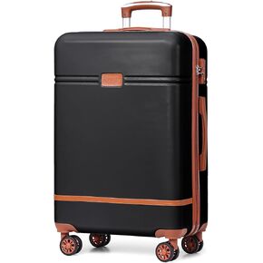 Krute Luggage Set 3 Piece Suitcase Set Carry On Luggage, PC ABS 20 Inch Hard hell Lightweight Luggage with Spinner Wheels TSA Lock Luggage for Women and Kids (Pink)