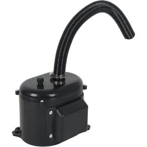 25mm Diesel Heater Air Intake Filter with Air Intake Pipe Hose Clamp Compatible with Webasto Eberspacher Diesel Heater, Compatible with Chinese Diesel Parking Heater