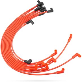 Spark Plug Wire Kit Red Wire Fit for GM V-8 305, 350 & 377 cid engines w/Mercury ignition(1999-newer) Replace 84-816608Q83