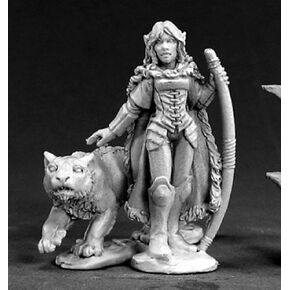 Dark Heaven Legends Aeris, Elf Ranger and Panther