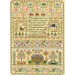 Cross Stitch Kit - Three Things