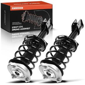 A-Premium Front Pair (2) Complete Strut & Coil Spring Assembly Compatible with Mercedes-Benz GLK250 2013-2015, GLK350 2010-2015, Driver and Passenger Side