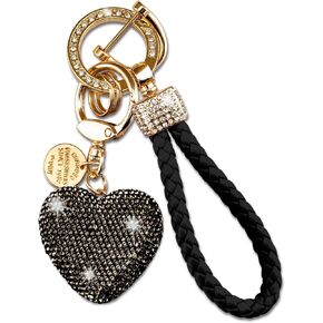 القلب المفاتيح السوار بلينغ سلاسل المفاتيح للنساء الفتيات مفتاح سلسلة لمفاتيح السيارة محفظة سحر حقيبة يد حقيبة الظهر الملحقات in Kuwait