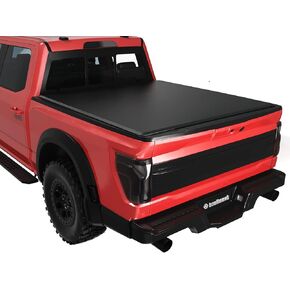 5.8FT(69.3") Soft Tri-fold Truck Fit for 2007-2024 Silverado Sierra 1500(Include 07-24 Classic) Pickup Bed Tonneau Cover 5.8',Black