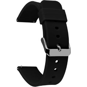 Silicone Watch Band 18mm 20mm 22mm Quick Release Soft Rubber Watch Bands for Men Women Replacements Soft Silicone Watch Strap