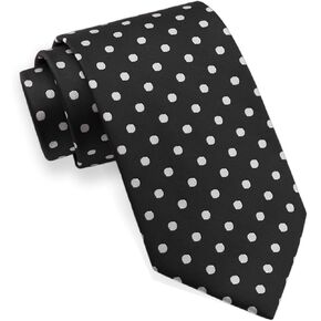Ties for Men, 3.15'' Mens Polka Dot Tie Satin Woven Neckties for Men Teen for Casual Business Party Wedding Graduation