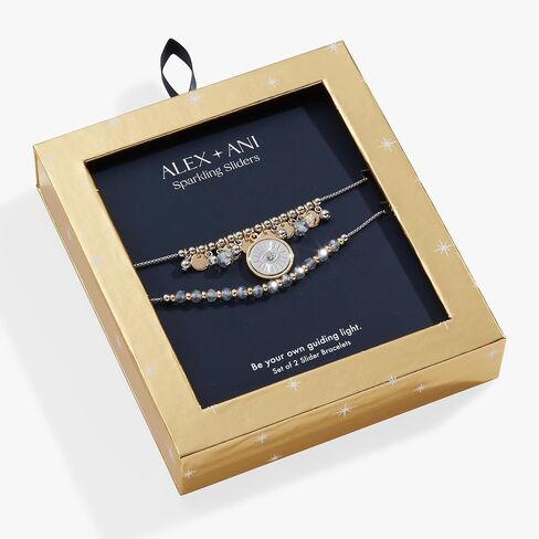 Alex and Ani Evil Eye Bolo Bracelet, Set of 2,Two Tone, Multi-Color, Expandable from 6.5 inches to 8 inches in Saudi Arabia