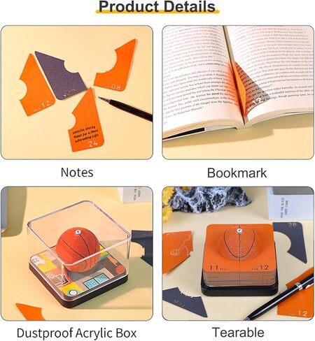 تقويم فني ثلاثي الأبعاد 2025 - لوحة مذكرة قابلة للتمزيق ومنحوتة ورقية، زخرفة مكتبية لمحبي كرة السلة/كرة القدم والزملاء والأصدقاء - هدايا إبداعية فريدة (كرة السلة) in Kuwait