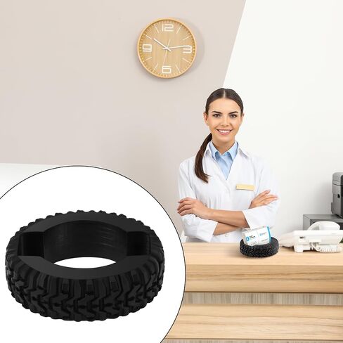 4 قطع من حاملات بطاقات عمل الإطارات من Harloon، حامل عرض بطاقة عمل على شكل إطار، ملحقات مكتب بائعي السيارات، متجر السيارات المرح، متجر الإطارات، هدايا ديكور لملحقات المكتب والمكاتب in Saudi Arabia