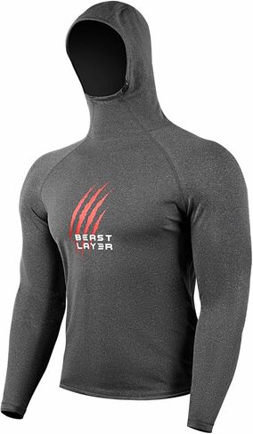 قمصان هوديي بأكمام طويلة للرجال من HUGE SPORTS، قمصان رياضية حرارية للرياضات الشتوية in Kuwait