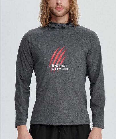 قمصان هوديي بأكمام طويلة للرجال من HUGE SPORTS، قمصان رياضية حرارية للرياضات الشتوية in Kuwait