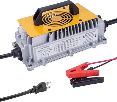 29.2V 30A LiFePO4 Battery Charger Smart 24V Lithium Iron Phosphate Battery, Support 0V Restart Charging Function, with Multiple Safety Protections for 24V Lithium Iron Phosphate Battery in Saudi Arabia