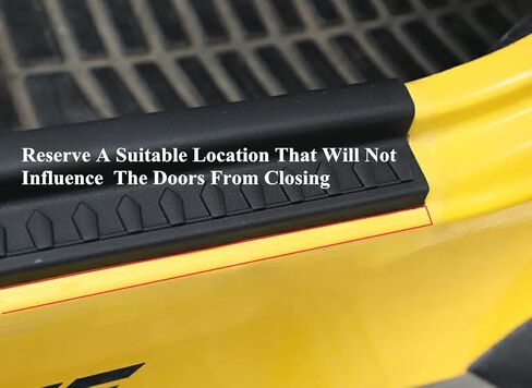 YOCTM ABS TJ Door Sill Protectors Guards Plate Entry Guard Kit for 97-06 Jeep Wrangler TJ Interior Accessories Full Protection Door Sill Guards Kit Protector Replacement, 2pcs/Set in Kuwait