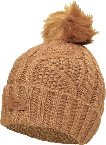 UGG Women's Cable Beanie with Pom in Saudi Arabia