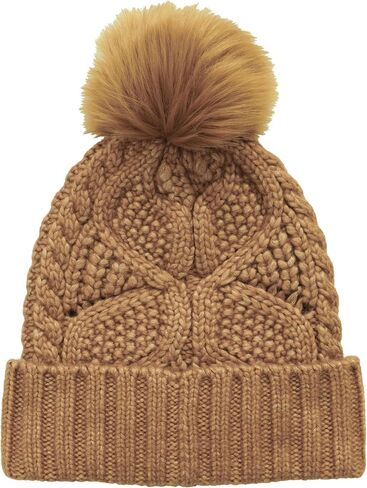 UGG Women's Cable Beanie with Pom in Saudi Arabia