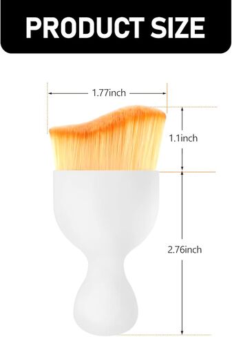 قطعة واحدة من فرشاة التفاصيل الداخلية للسيارة من فوجفار، فرشاة غبار داخلية أوتوماتيكية، فرشاة إزالة الشعر الناعمة الداخلية للسيارة، أداة تنظيف الغبار بشعيرات ناعمة لفتحة الهواء، لوحة القيادة (متعددة الألوان) in Kuwait