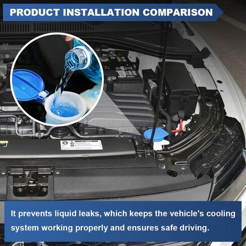 Windshield Washer Fluid Reservoir Cap, Windshield Wiper Fluid Cap Replacement OEM#3Q0955455, Car Accessories Windshield Washer Fluid Cap Wiper Reservoir Tank Cap Fit for Jetta 2019-2021 in Kuwait