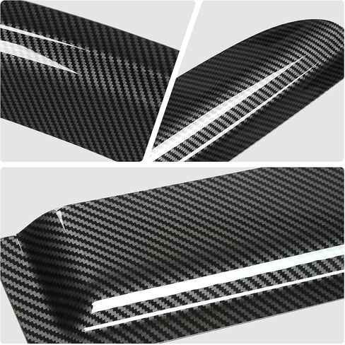 DNA MOTORING Set of 4 Tape-On Carbon Fiber Pattern Styling Window Visor Deflector Rain/Sun Guard Compatible with Dodge Caliber 2007-2012, WVS-T2-0094-CF in Saudi Arabia