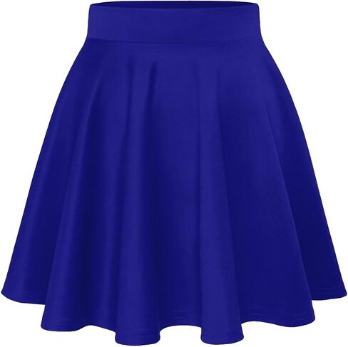 Hybrid & Company Women Basic Versatile Skirts Stretchy Flared Mini Skater Skirt in Kuwait