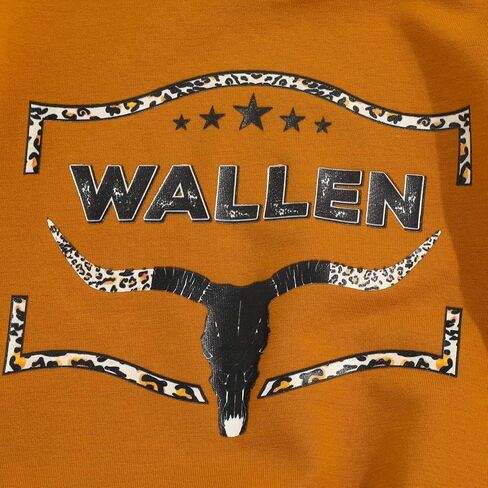 Hnyenmcko Toddler Western Baby Girl Clothes Bell Bottom Outfits Long Sleeve Cowgirl Sweatshirt + Cow Print Pants Fall Outfit in Kuwait